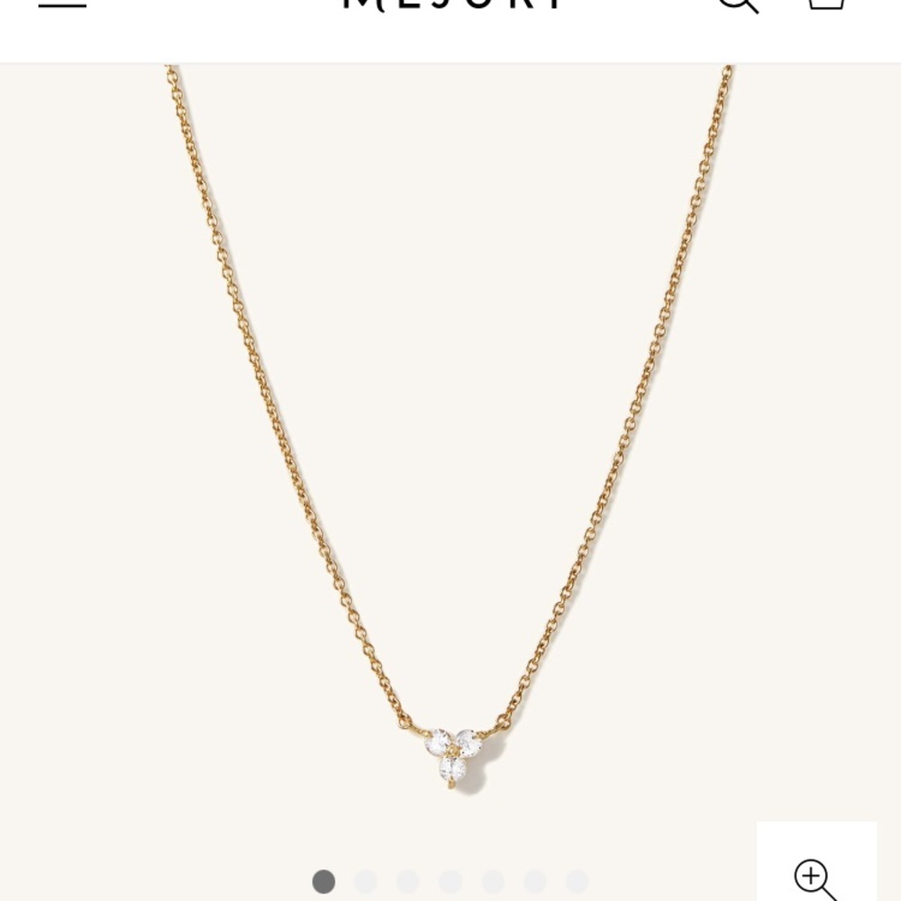 Mejuri Lotus Necklace